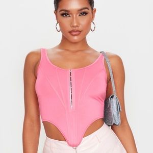 NWOT Stretchy Corset Top